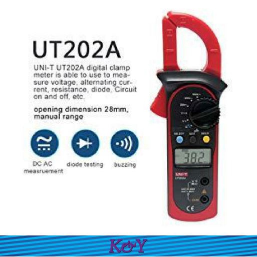 UNI-T UT202A 400-600A DIGITAL CLAMP METER | Shopee Malaysia