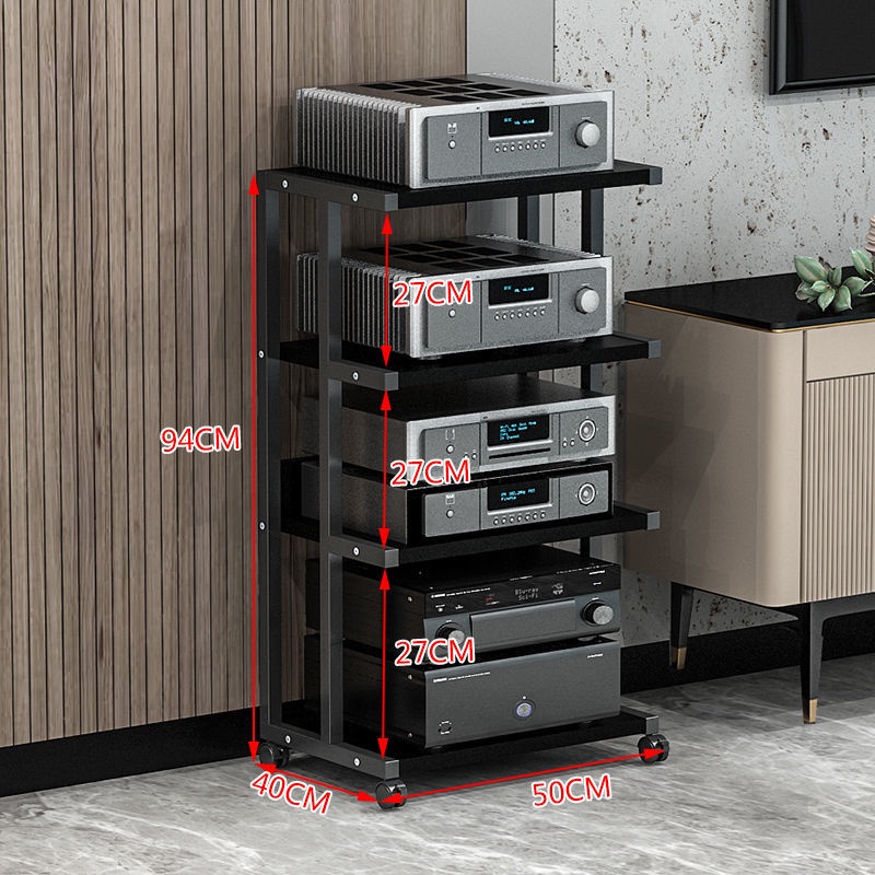 Adjustable HIFI Rack Audio Video equipment rack cabinet Printer storage