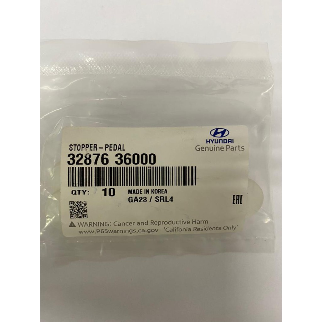 STOPPER BUSH BRAKE SWITCH GENUINE PART (ORIGINAL) [3287636000]KIA OPTIMA 04, FORTE,K3