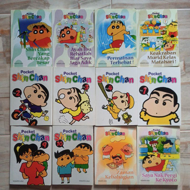 SHIN CHAN KOMIK DAN MINI PRELOVED | Shopee Malaysia