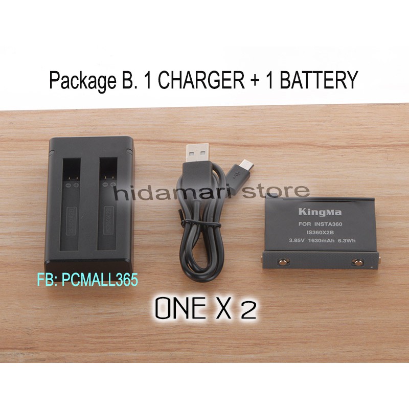 🔋READY STOCK /INSTA360 ONE X2 KINGMA BATTERY ONE X2 CHARGER