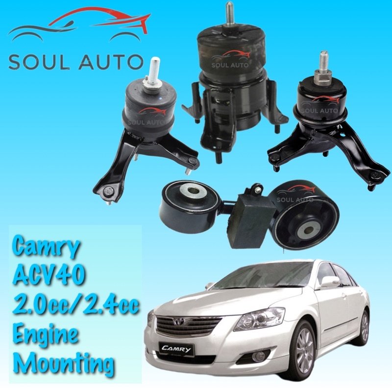 Toyota Camry Acv40 Acv41 2007 2011 Year 20cc 24cc Engine Mounting Set Shopee Malaysia 4868