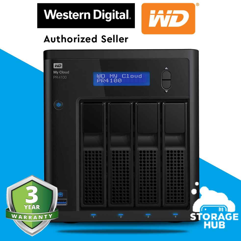 Western Digital WD My Cloud Pro PR4100 8TB/16TB/24TB/32TB/40TB 4 Bay