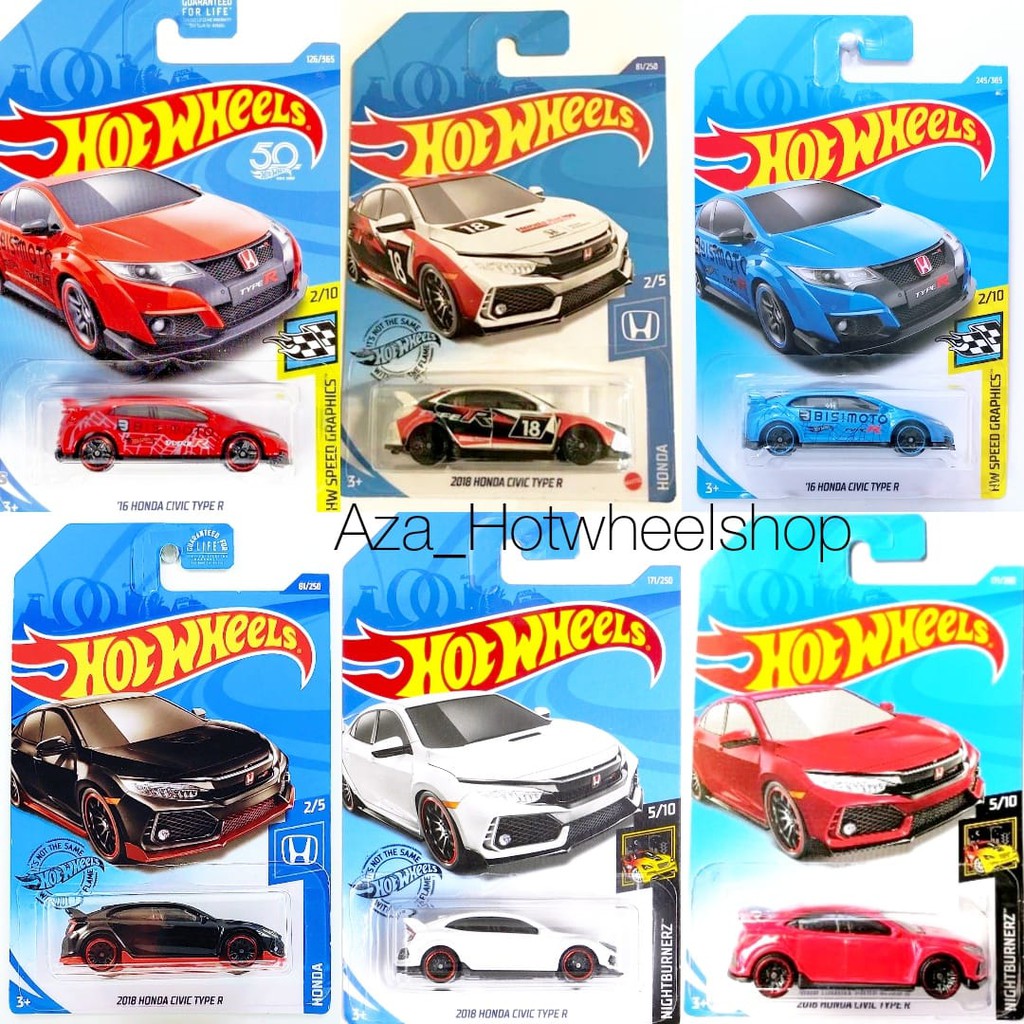 Honda civic best sale 2018 hot wheels