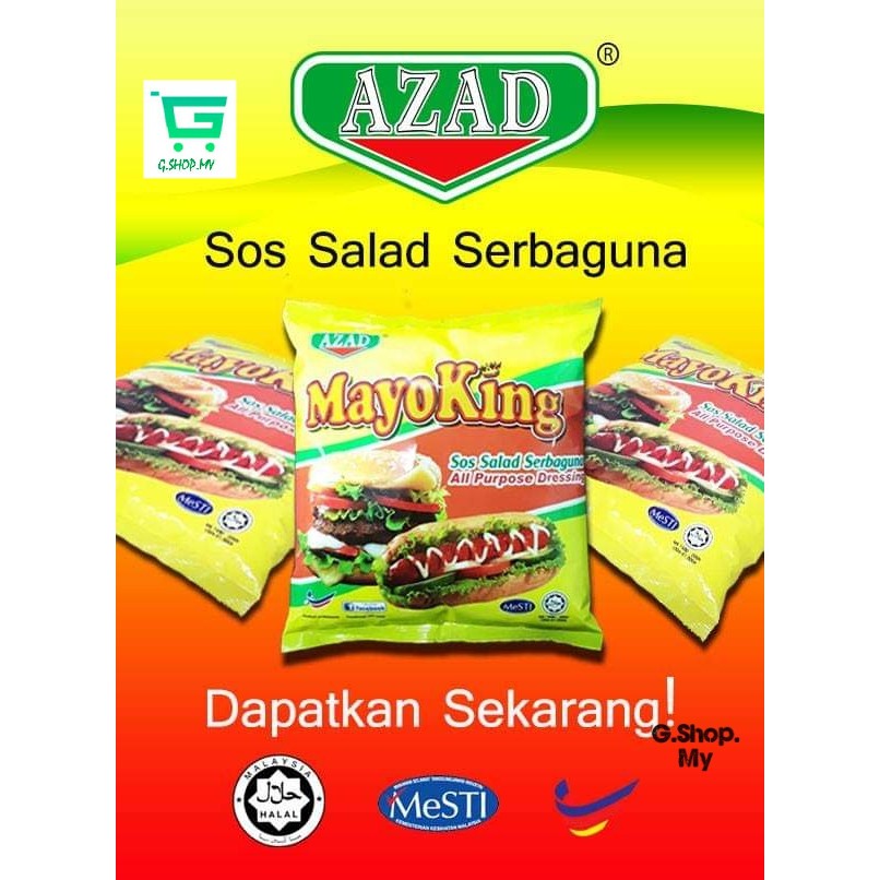 AZAD MAYOKING MAYONIS 1KG / AZAD MAYOKING MAYONNAISE 1KG | Shopee Malaysia