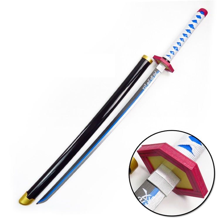 104cm Demon Slayer Sword Cos Agatsuma Zenitsu Tanjirou Kochou Shinobu ...