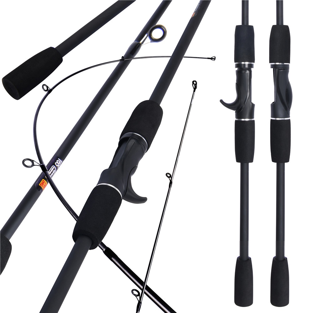FRRTC Casting/Spinning Fishing Rods High Quality 2 Sections Carbon ...