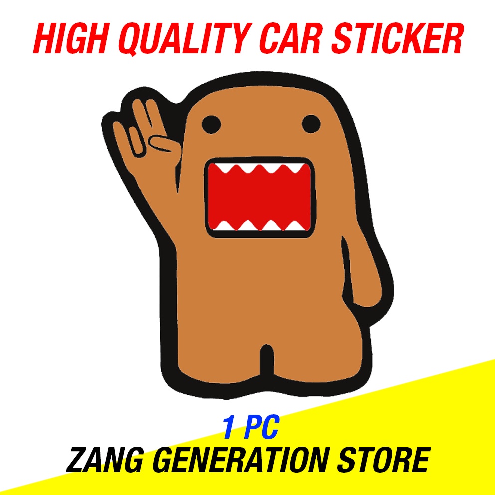 PVC STICKER JDM DOMO JDM FOR NISSAN HONDA MITSUBISHI PROTON PERODUA ...