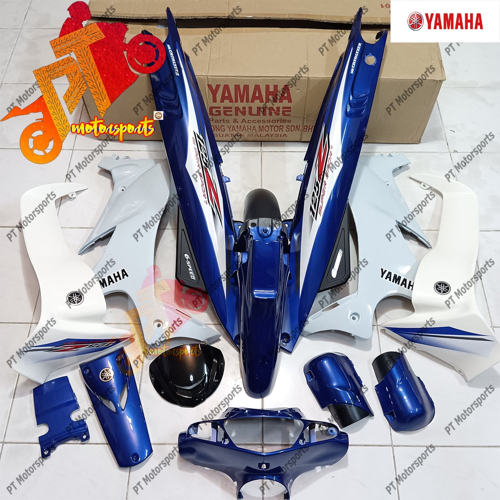 Yamaha 125ZR 125Z New DPBMC Diamond Biru Cover Set HLY Original Set