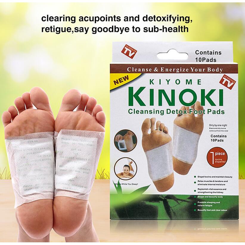 Kinoki Foot Detox Pads [ 10pcs ] Shopee Malaysia