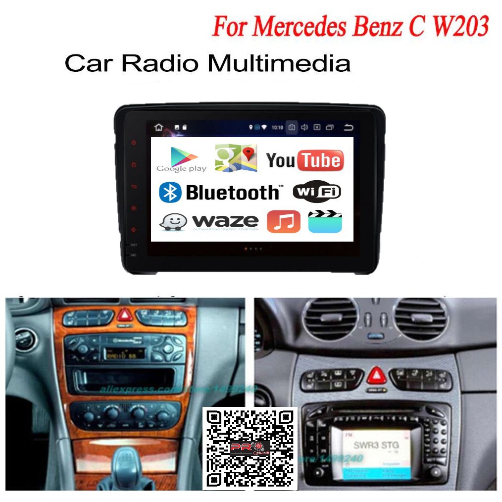 MERCEDES BENZ W203 ANDROID PLAYER 9INCH | Shopee Malaysia