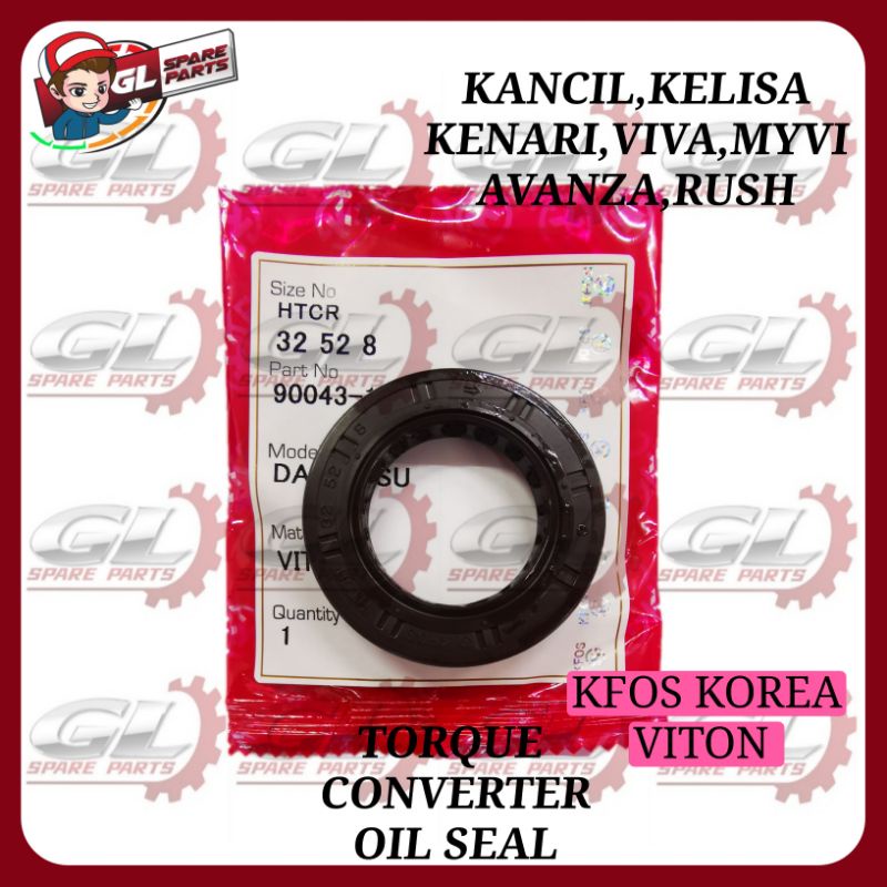 TORQUE CONVERTER OIL SEAL PERODUA KANCIL KELISA KENARI MYVI VIVA AVANZA