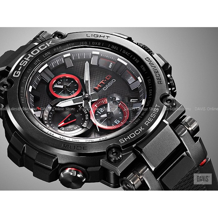 CASIO MTG-B1000 MTG-B1000B G-SHOCK MT-G Solar Bluetooth Resin