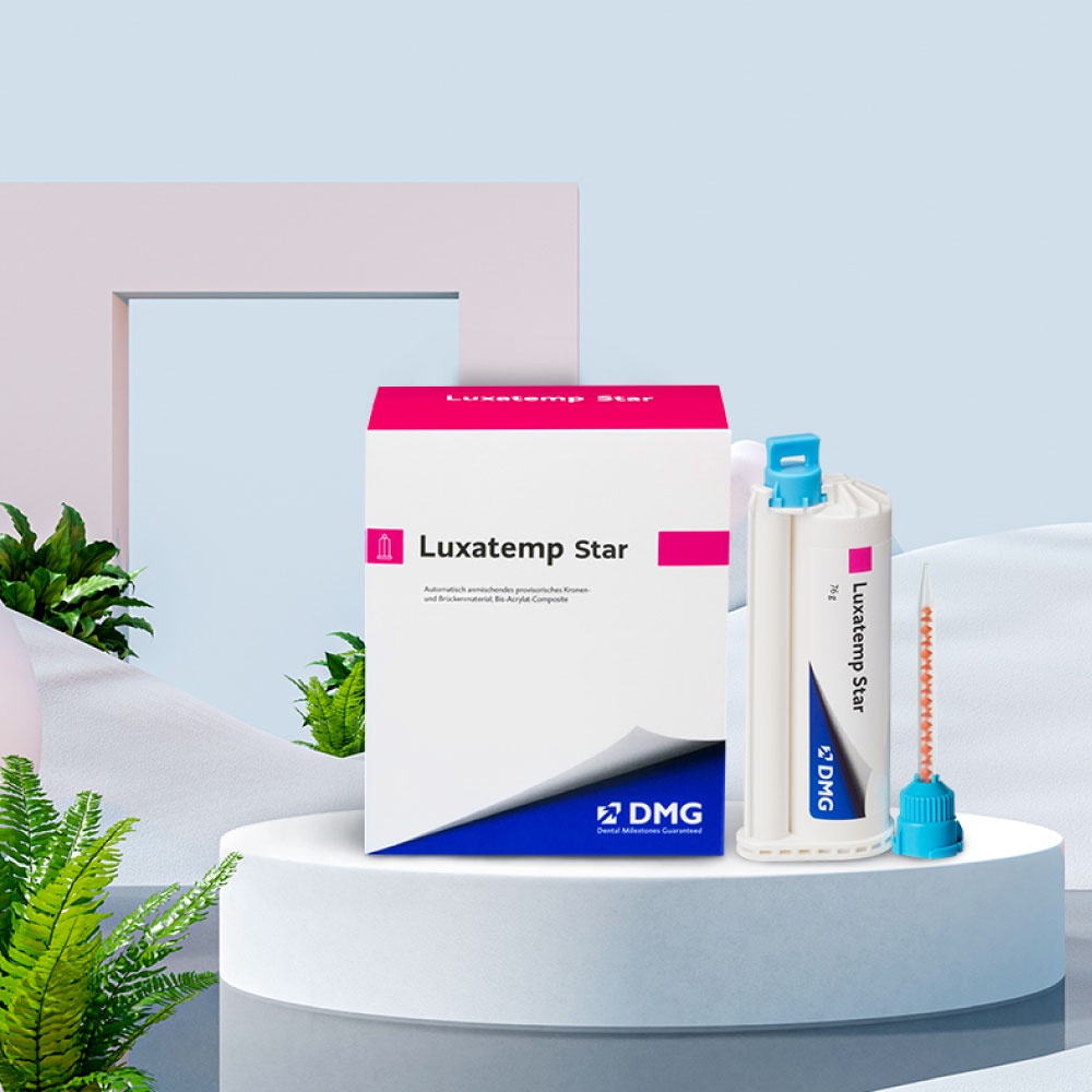 DMG LuxaTempStar Automix, Temporary Crown & Bridge (76g + 15 Mixing