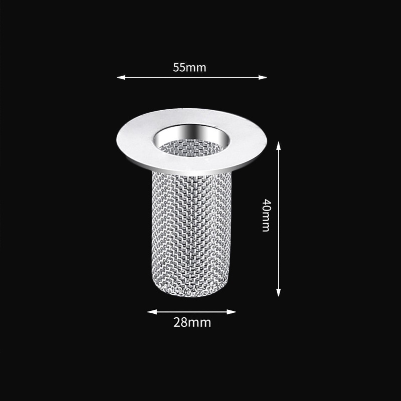 Kitchen Sewer Mesh Stainless Steel Floor Drain Basket Strainer Filter 