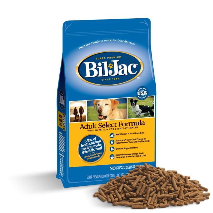 BilJac Select Formula Puppy/Adult/Senior/Reduced Fat Dog