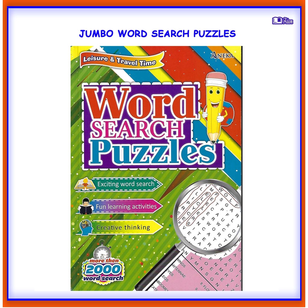 [ADM] JUMBO WORD SEARCH PUZZLE | Shopee Malaysia