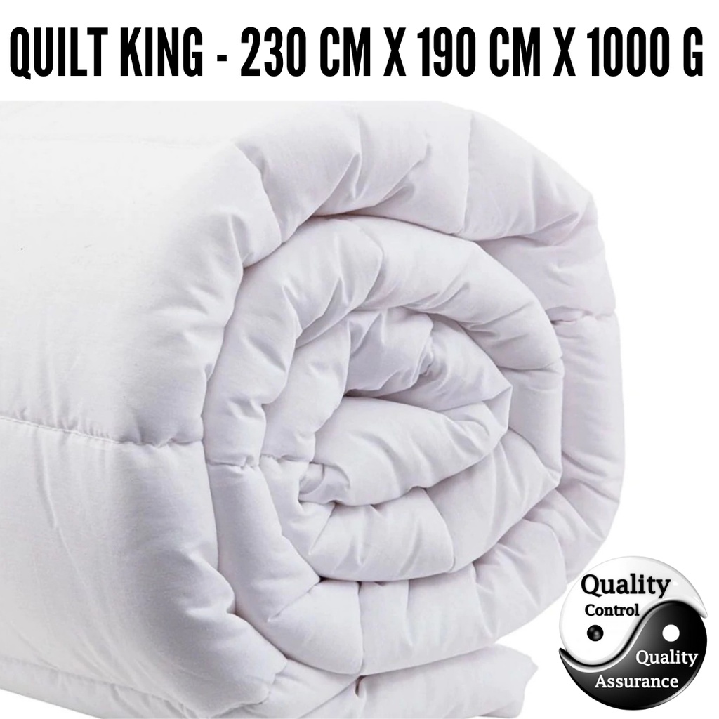 WARMTH AND MOISTURE SET PREMIUM BED KING QUILT INSERT DAN CADAR BED