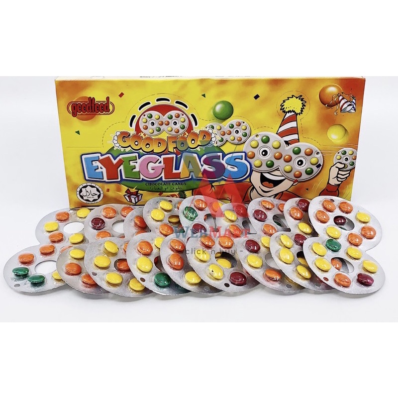 GOODFOOD Eyeglass Chocolate Candy/Gula Gula Coklat Shopee Malaysia