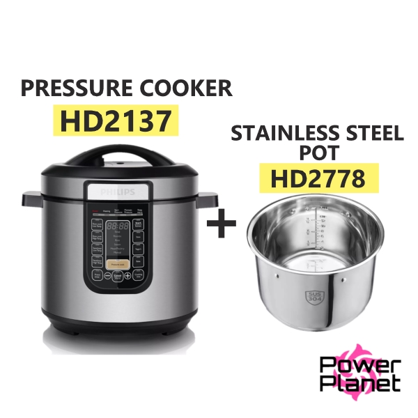 Philips Pressure Cooker HD2137 (1000W 6L) Or SS POT only