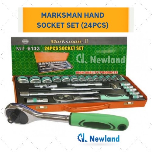 Marksman II Socket Set Heavy Duty (24pcs) | Shopee Malaysia