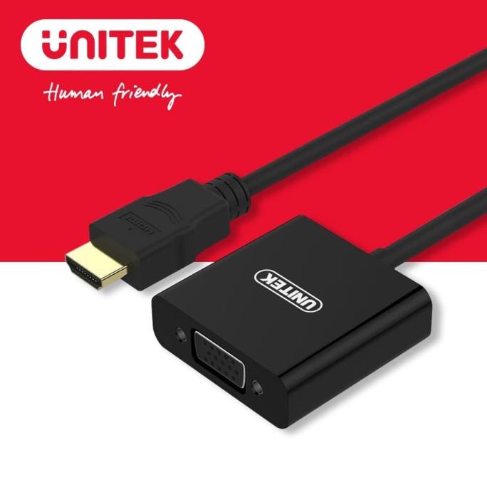 Unitek Y6333 Converter HDMI to VGA (with Audio) Shopee Malaysia