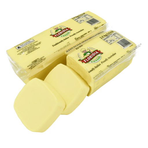 FLORIDIA MOZZARELLA BLOCK CHEESE REPACK [ 250G 500G ] READY STOCK