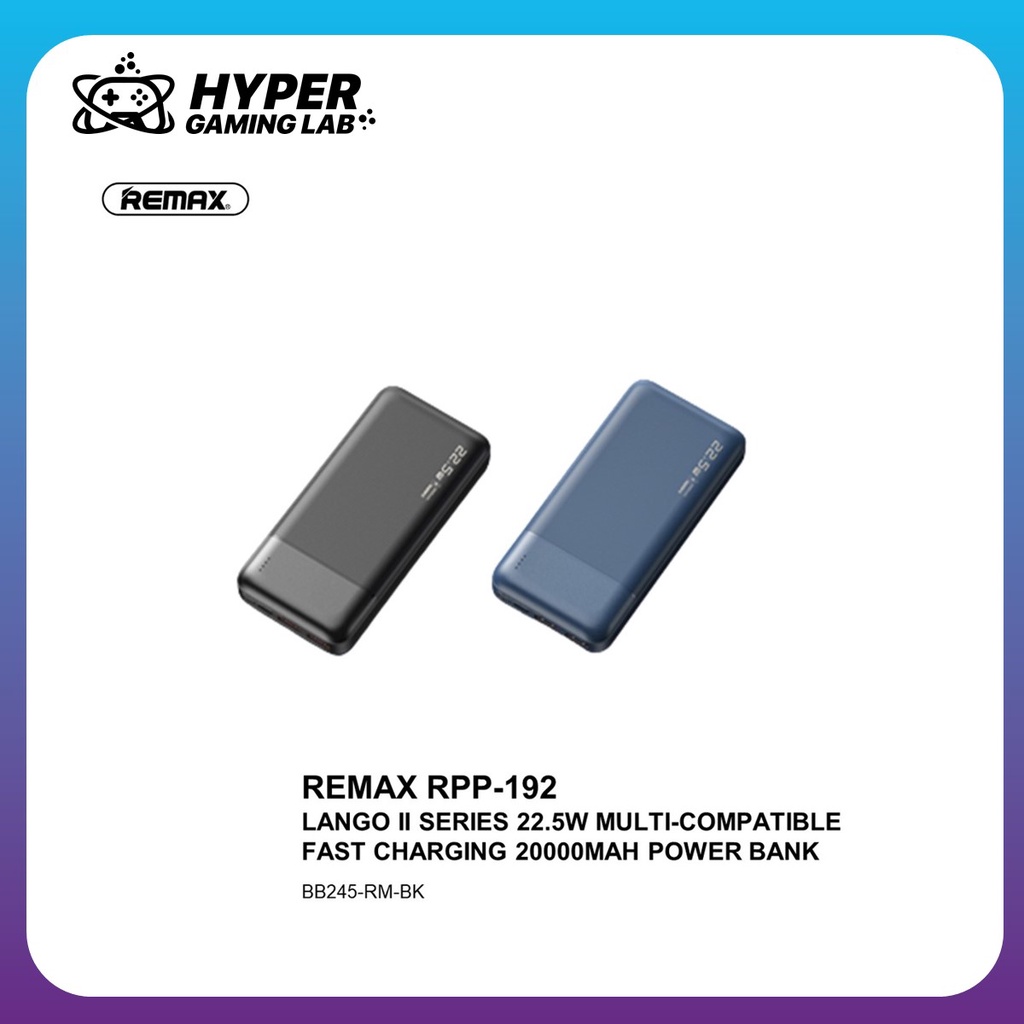 REMAX RPP-192 LANGO II SERIES 22.5W MULTI-COMPATIBLE FAST CHARGING ...