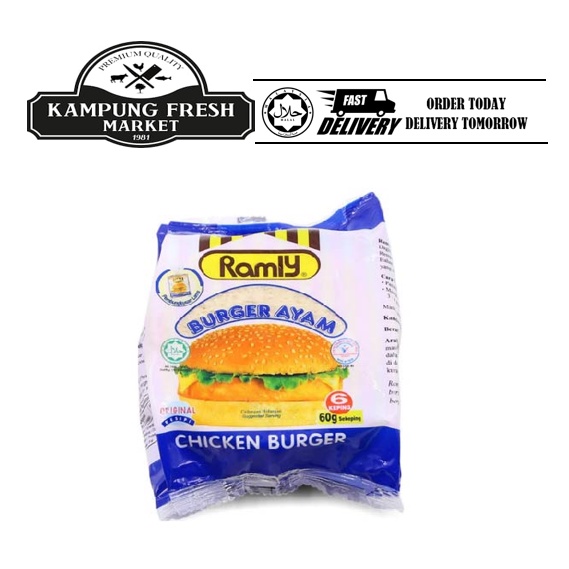 Ramly Chicken Burger 60g | Shopee Malaysia