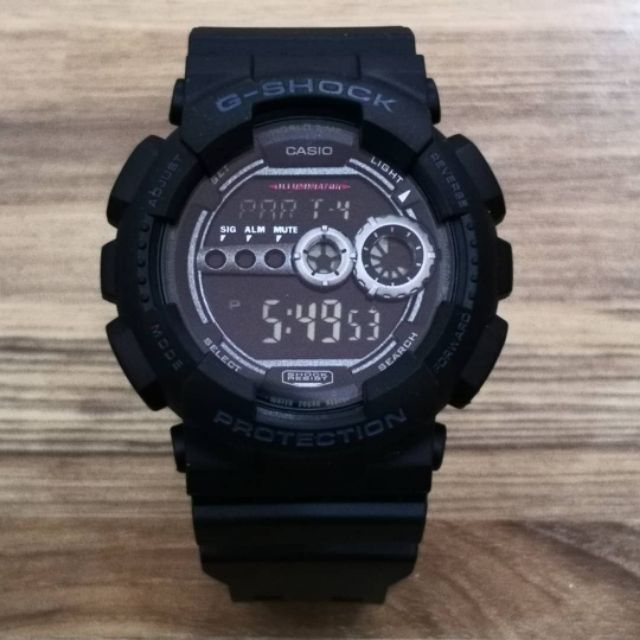 1 1 G SHOCK GD 100 GSHOCK GD100 COPY ORI 1 1 WITH AUTOLIGHT