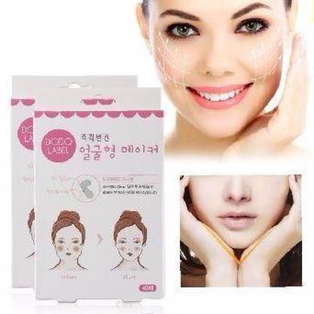 ***V Shape Face Sticker/ Transparent V Face Sticker/ Double Chin Flabby ...