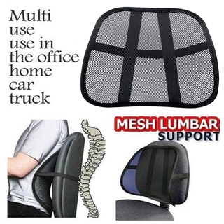 Ergonomic Back Support Lumbar Cushion Car Mesh Support Office Seat Pain  Relief