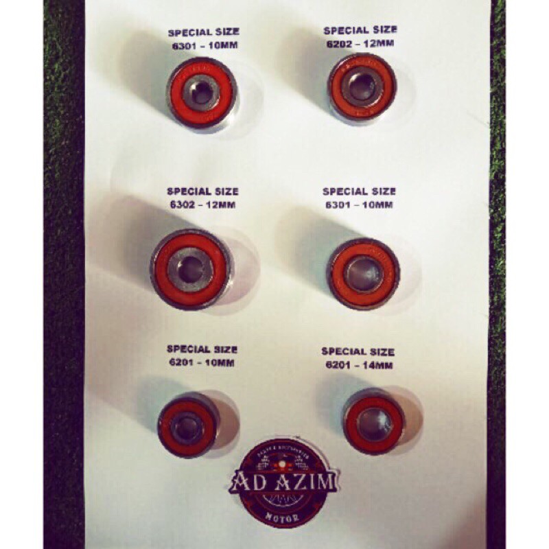 GTO/AR80/AR125 SPECIAL BEARING RIM DEPAN & BELAKANG 4PCS RXZ/Y125/LC ...