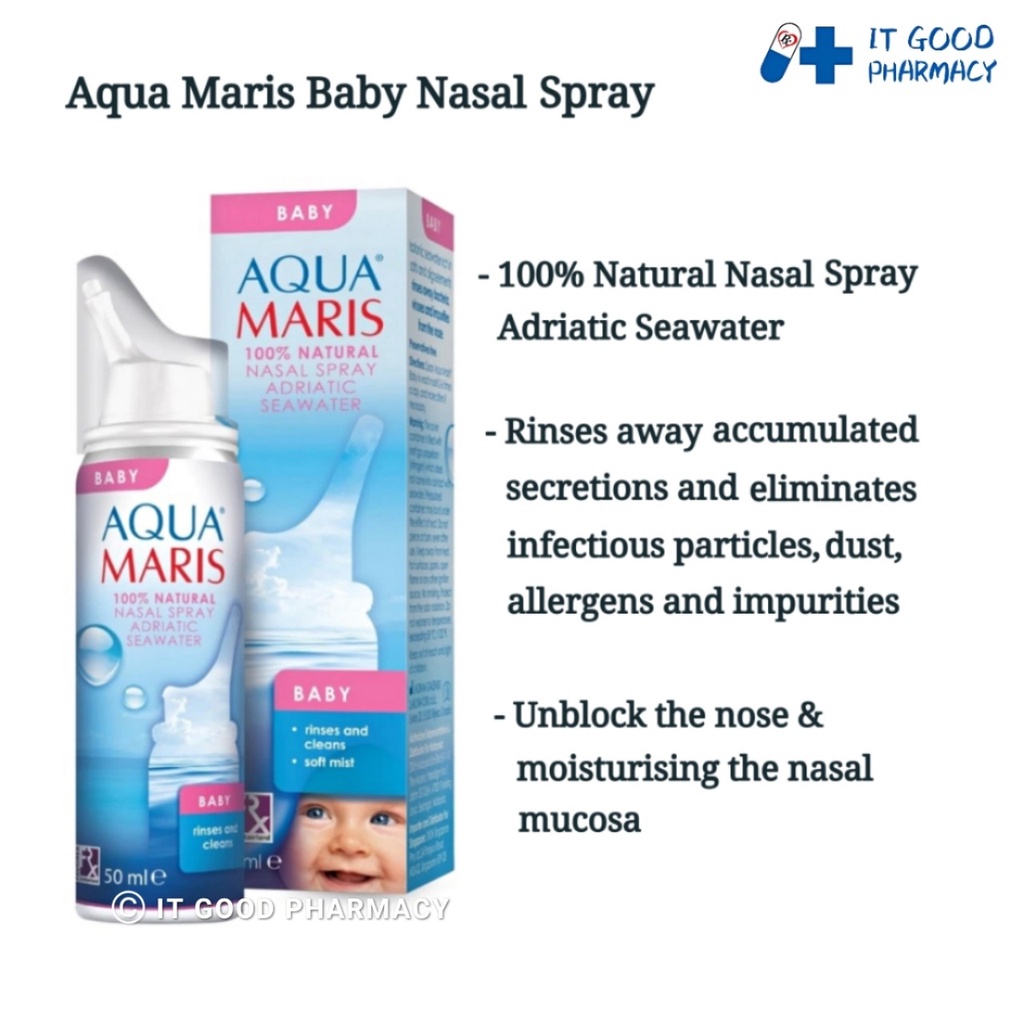 Aqua Maris Baby Nasal Spray 50ml (Exp: 07/2023) | Shopee Malaysia