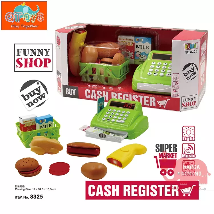 Bread Shop Cashier Machine Pretend Play Toys Cash Register Simulation ...