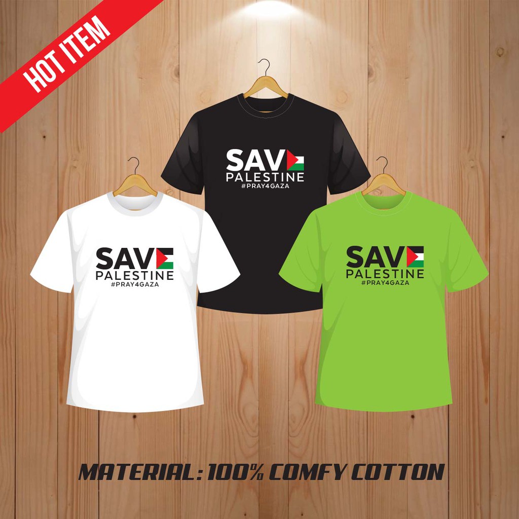 Support Palestine Shirt/Baju Support Palestine/T Shirt/Hot Sales