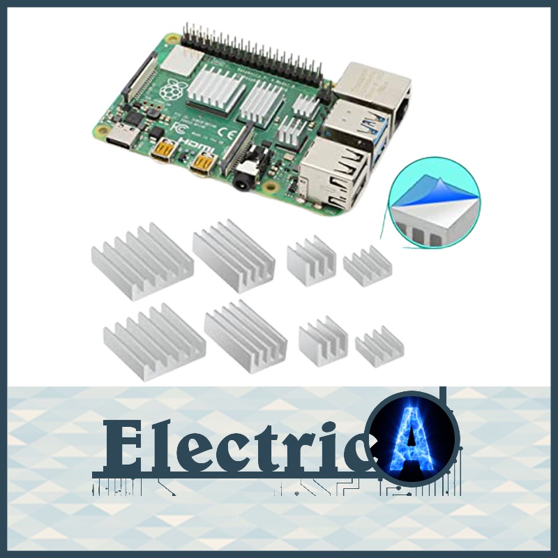 (1 pcs) Aluminum Heatsink for Raspberry Pi 4 & 3D Printer A4988 (9mm x 9mm x 5mm)