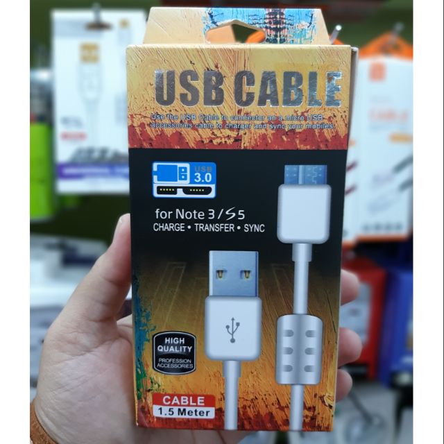 Cable Samsung Note 3 / S5 (1.5M) | Shopee Malaysia