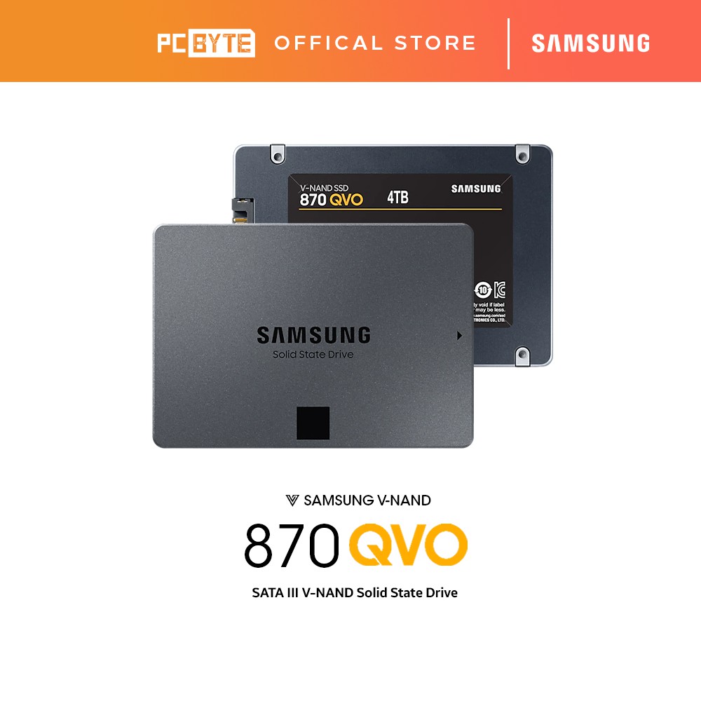 Samsung 870 QVO 1TB Sata 3 Hard Drive Black