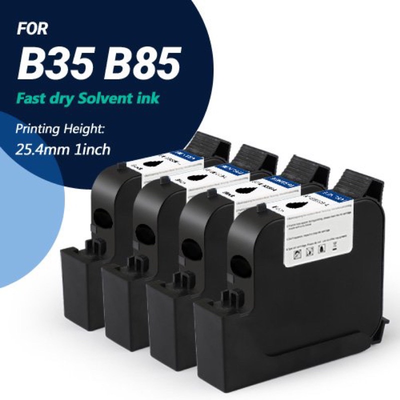 BENTSAI EB22B-L Original Solvent Black Online Fast Dry Ink Cartridge ...