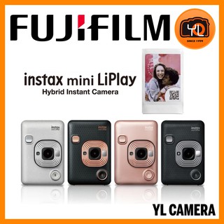 Fujifilm instax mini Liplay INS HM1 Elegant Black Hybrid Instant Camera  Used