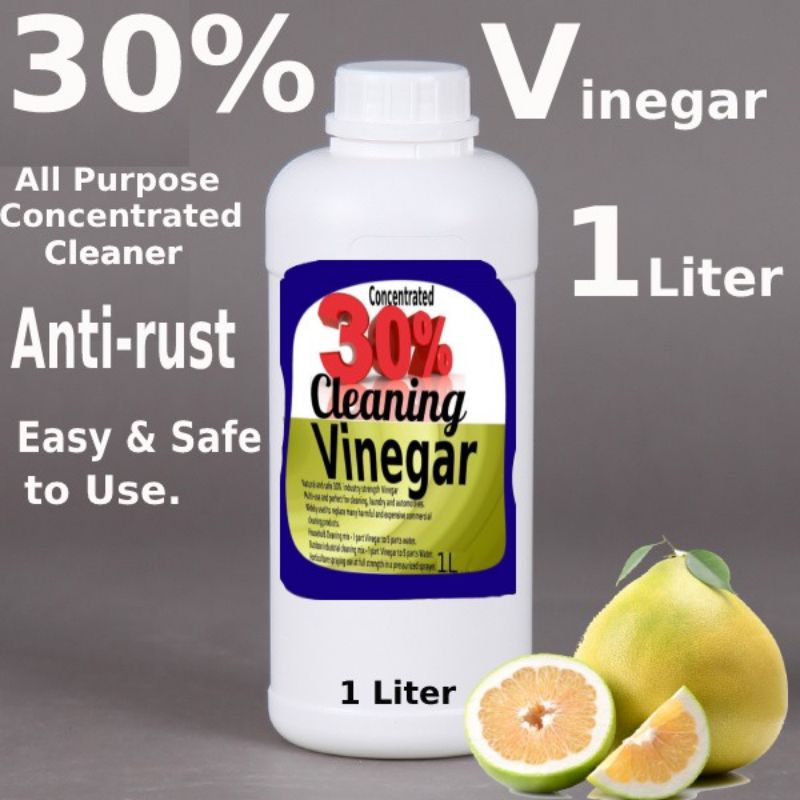 30 Natural Concentrated Cleaning Vinegar, AllPurpose Vinegar, Weeds