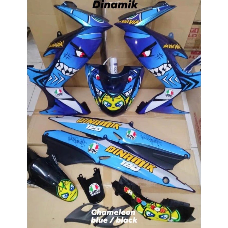 STICKER MODENAS 120 DINAMIK SHARK | Shopee Malaysia
