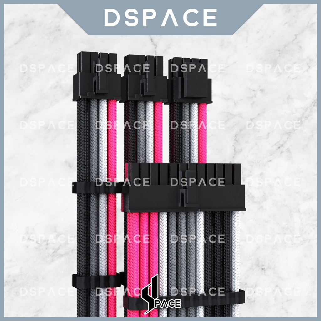 DSPACE MESH-X PSU Pink Premium Sleeve Braided Extension Custom Sleeved ...