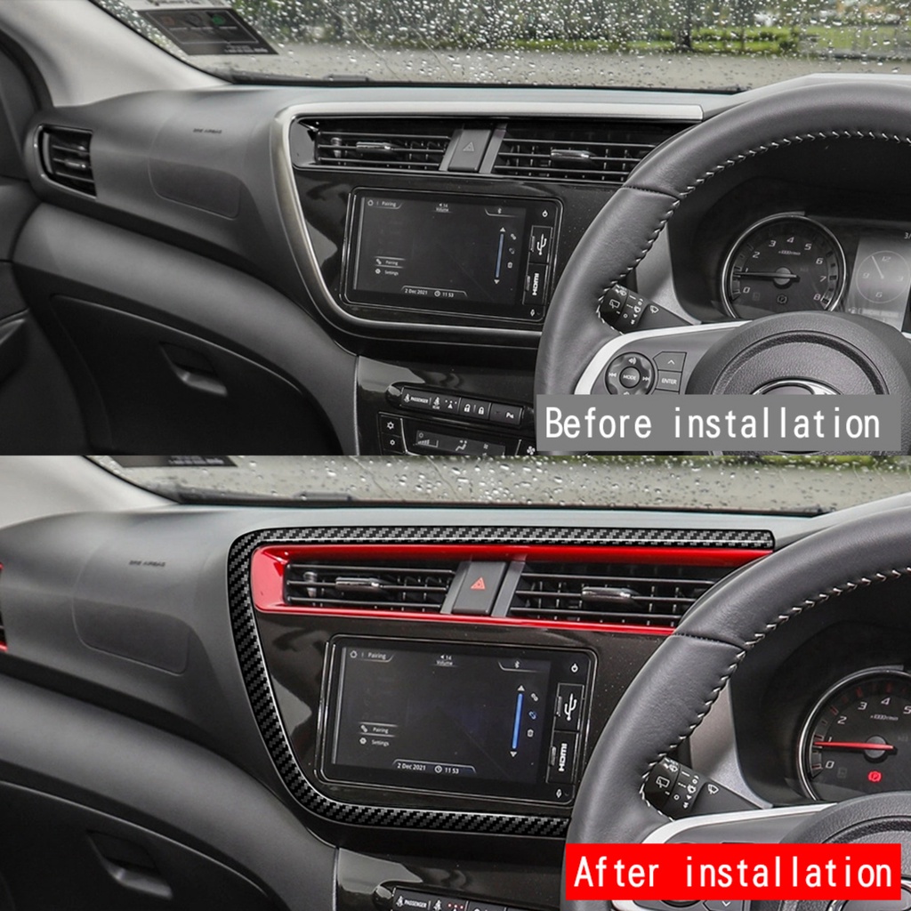 Vemart Perodua myvi 2018-2023 carbon fiber dashboard frame cover ...