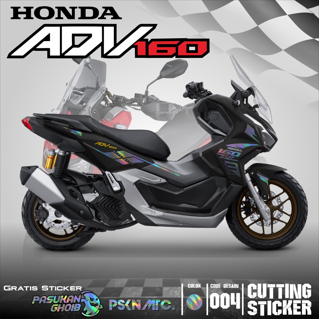 Cutting Sticker ADV 160 - Motorcycle Accessories Sticker Honda ADV New ...