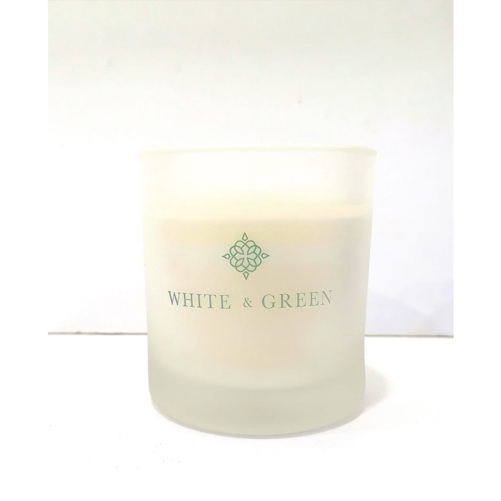 Scented Frosted Glass Filled Soy Coconut Bee Wax Blend Candles (Export