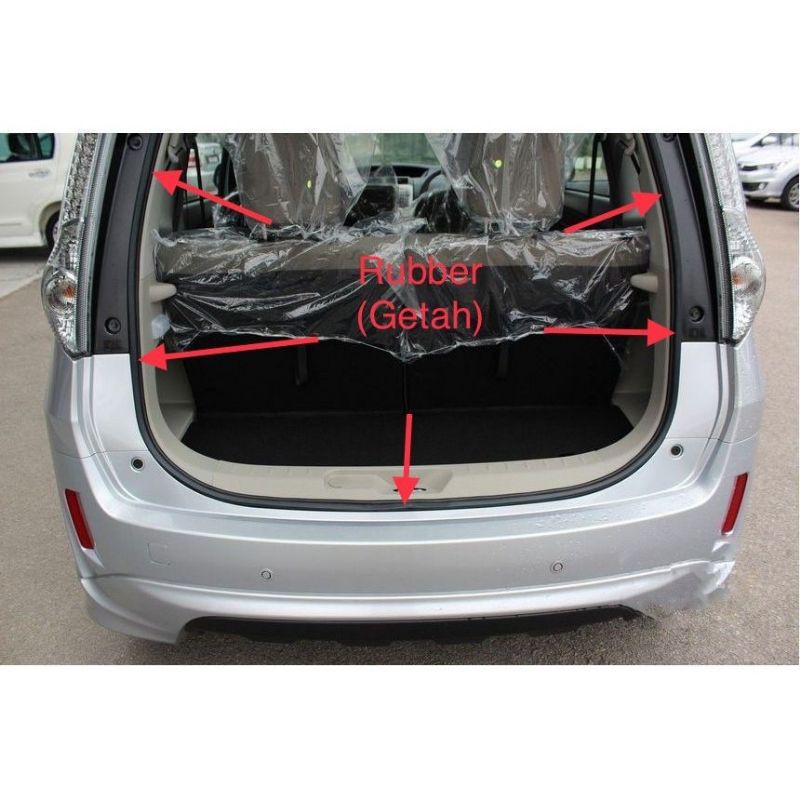 PERODUA ALZA REAR BONNET RUBBER/TRUNK LID RUBBER | Shopee Malaysia
