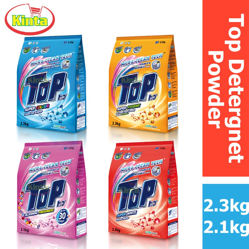 Top Detergent Powder 2.3kg/2.1kg | Shopee Malaysia