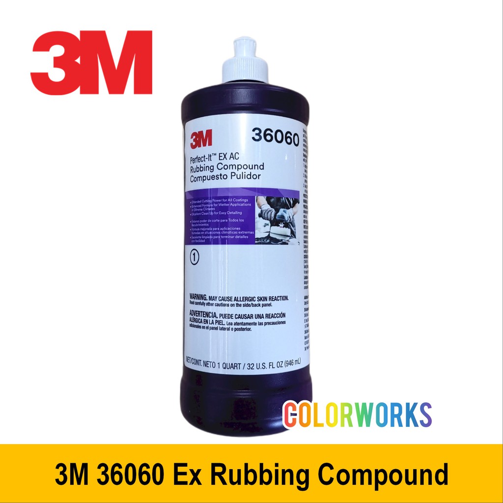 3M™ 36060 Perfect-It™ Ex Rubbing Compound @ 946ML ( Step 1 ) | Shopee ...